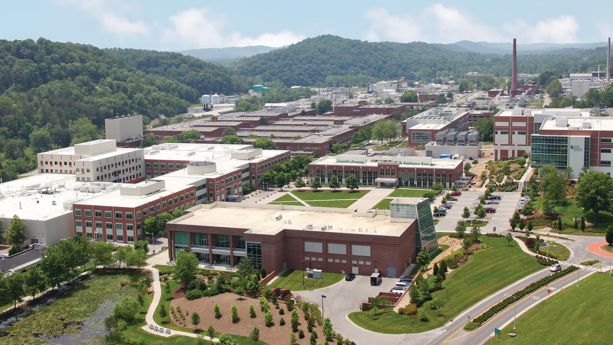Aerial view of ORNL main campus