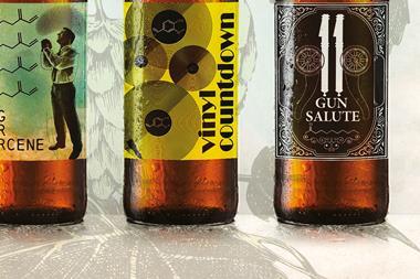 Bottled beer with chemically suitable names