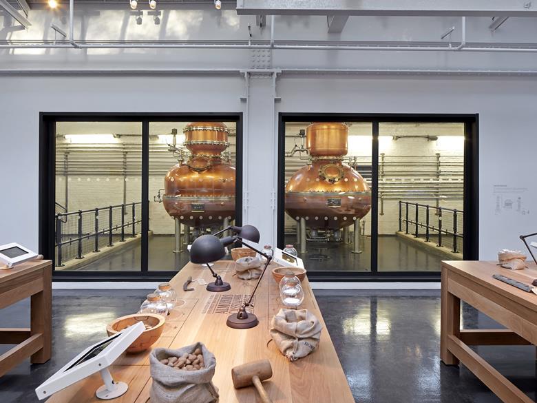 View of the Dakin Still House from the Botanical Dry room